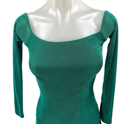 Princess Polly Green Long Sleeve Square Knit Stretch Mini Bodycon Dres Brie Princess Polly Green Long Sleeve Square Knit Stretch Mini Bodycon Dres Brie