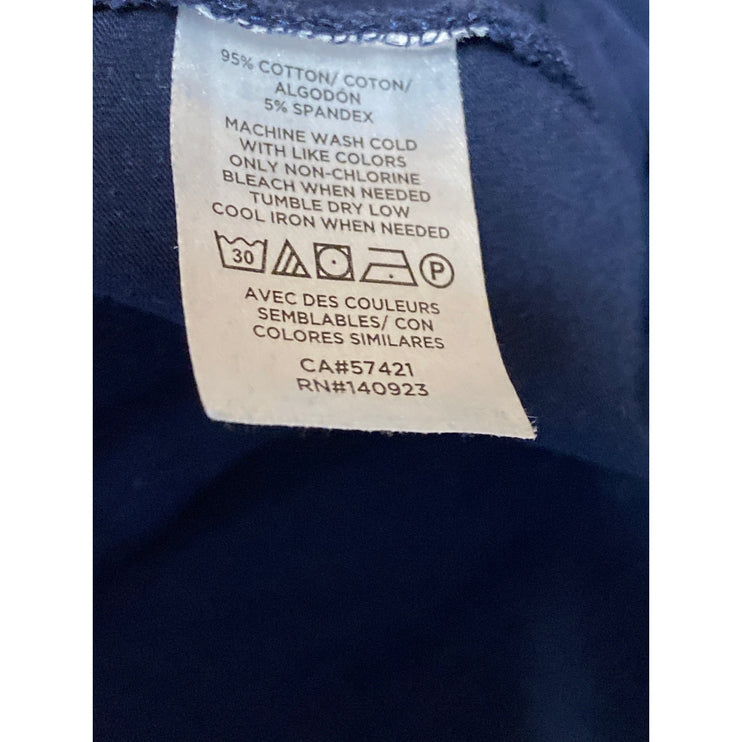 Ann Taylor LOFT Women Navy Blue V Neck Sleeveless Cami Camisole Tank Top Size M