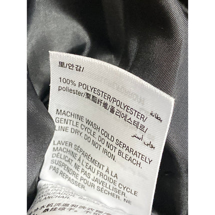 INC International Concepts Womens Black Faux Leather Moto Biker Coat Jacket Sz S