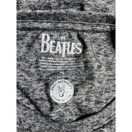 Free Authority The Beatles Abbey Road Graphic Gray Casual Tee T-Shirt Top Size S