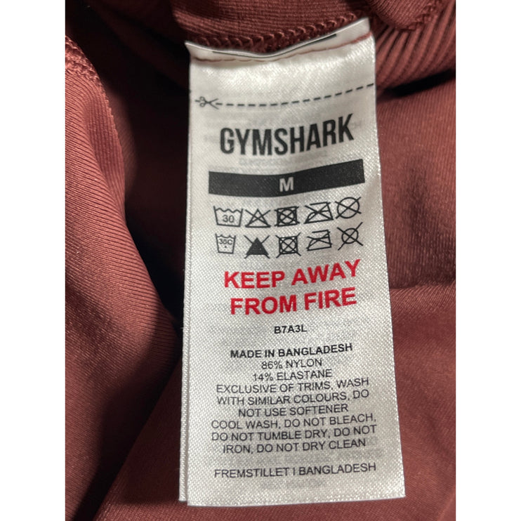 Gymshark Women's Brown Seamless High Rise Skinny Athletic Yoga Leggings Pants M