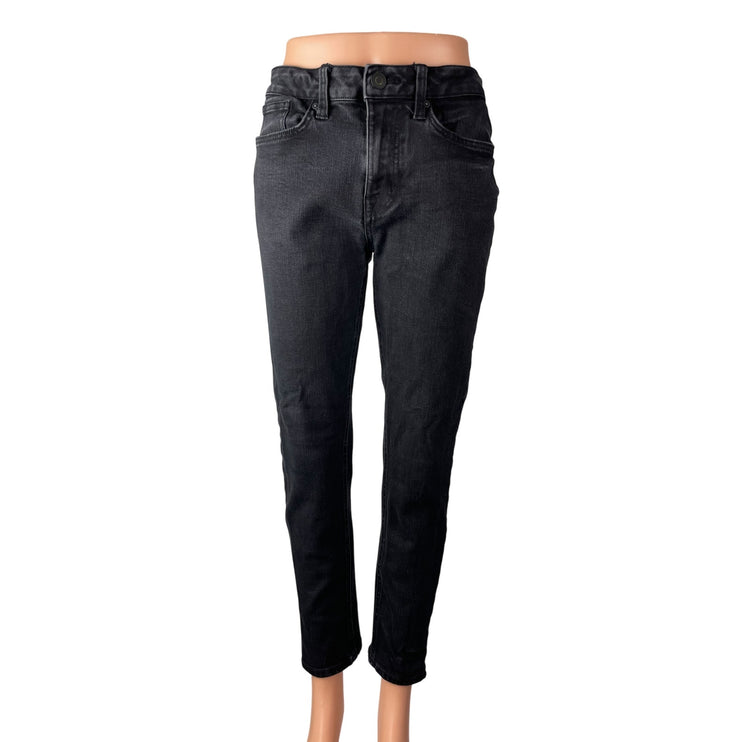 No Boundaries Women's Black High Waisted Classic Skinny Denim Jeans Pants 30x30