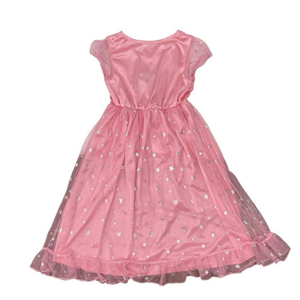 Bluey Bingo & Friends Girls Kids Pink Graphic Print Fantasy Nightgown Dress Sz 6