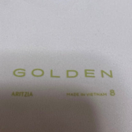 Aritzia Golden Pink High Waisted Yoga Workout Running Athletic Biker Shorts Sz 8