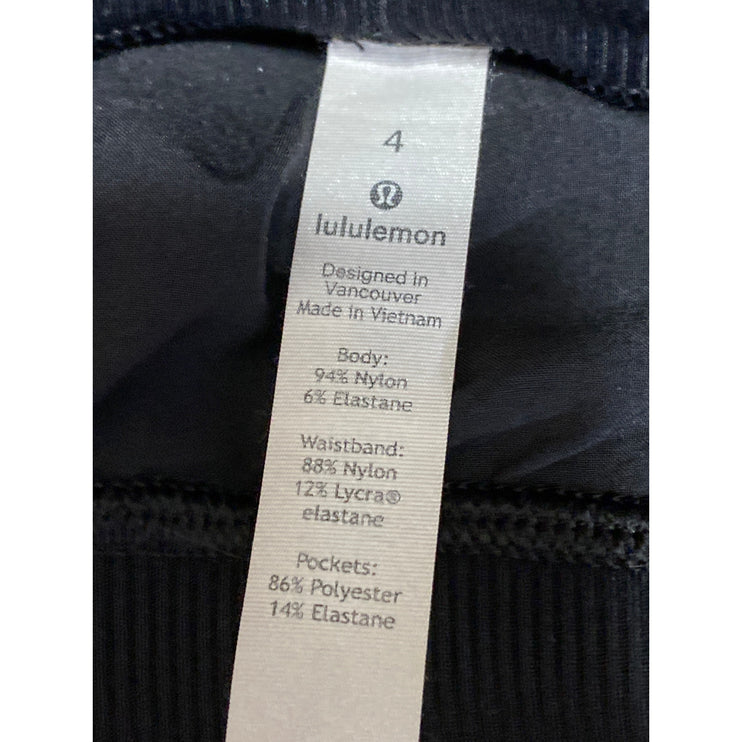 Lululemon Dance Studio Black Yoga Athletic Activewear Jogger Trousers Pants Sz 4