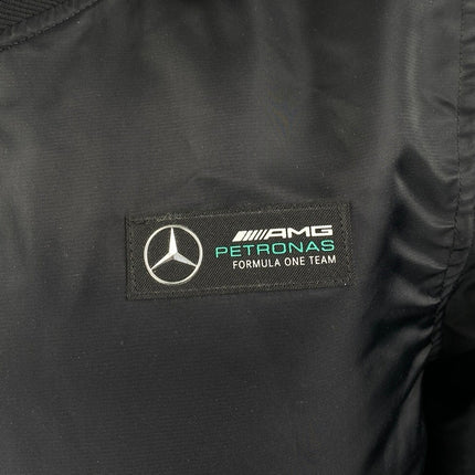 NEW AMG Petronas Formula One Team Mercedez Benz Men's Black Bomber Coat Jacket S
