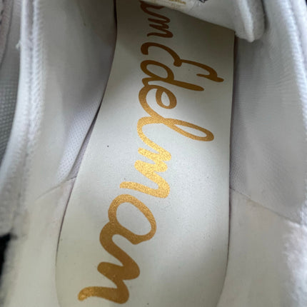 Sam Edelman Ivey Women's Gray White Lace Up Round Toe Athletic Sneakers Shoes 12