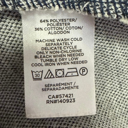 Ann Taylor LOFT Gray Sleeveless Knit Cami Camisole Bubble Hem Crop Tank Top Sz L