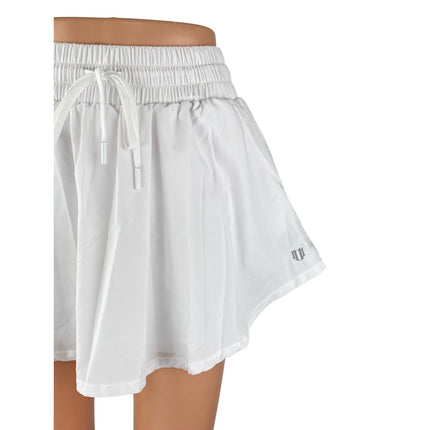 EleVen by Venus Williams White Flowy Tennis Golf Athletic Skort Skirt Shorts S