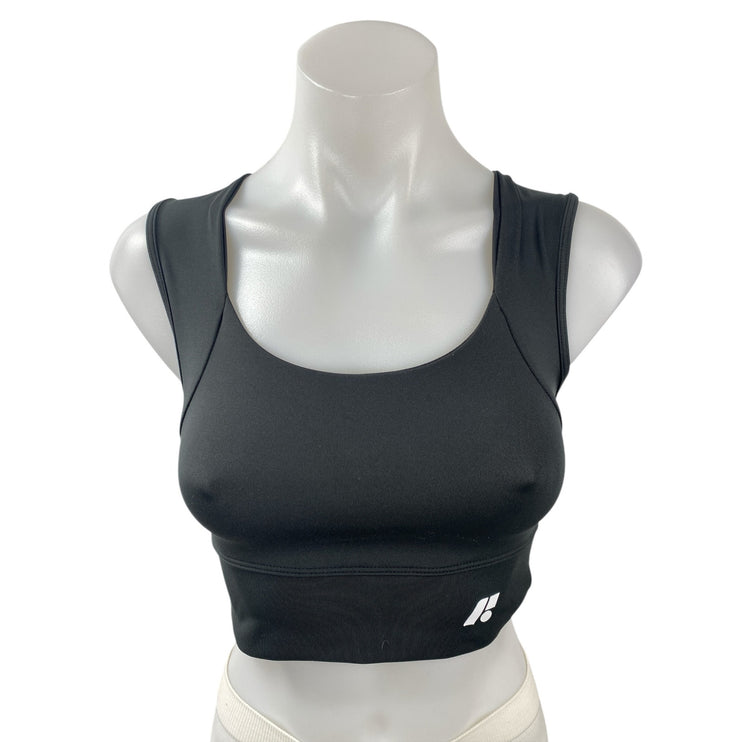 Forme Women's Black Sleeveless Yoga Workout Running Athletic Crop Top Size S