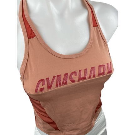 Gymshark Turbo Vest Women's Sleeveless Yoga Athletic Activewear Crop Tank Top XS