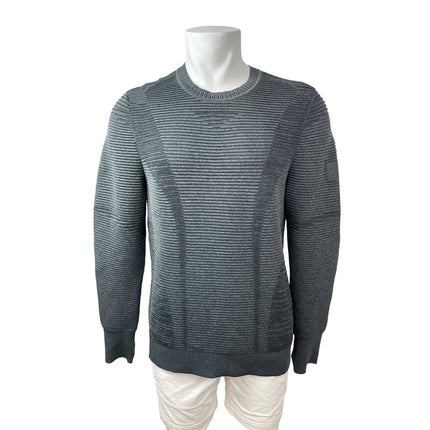 Under Armour IntelliKnit Phantom Men's Dark Gray Long Sleeve Crew Sweater Top L