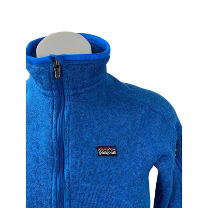 Patagonia Better Sweater Women's Blue Full Zip Long Sleeve Utility Jacket Size S