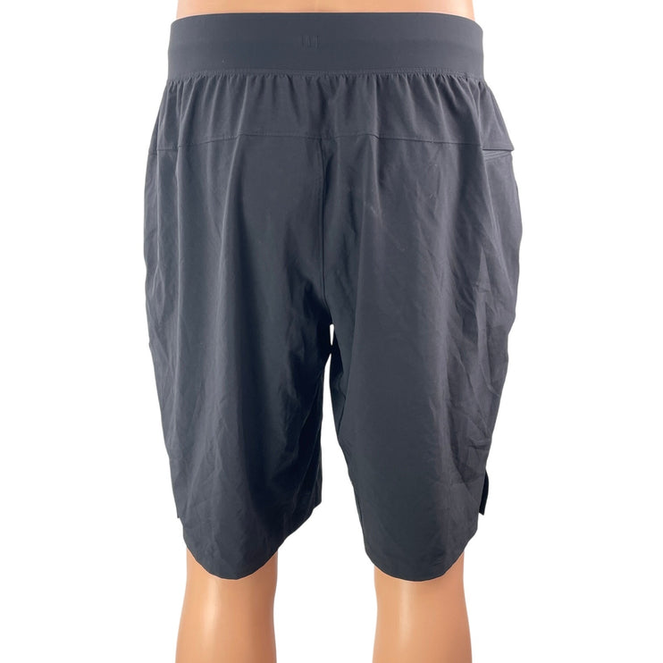 Lululemon Men's Gray Drawstring Running Gym Workout Training Athletic Shorts L