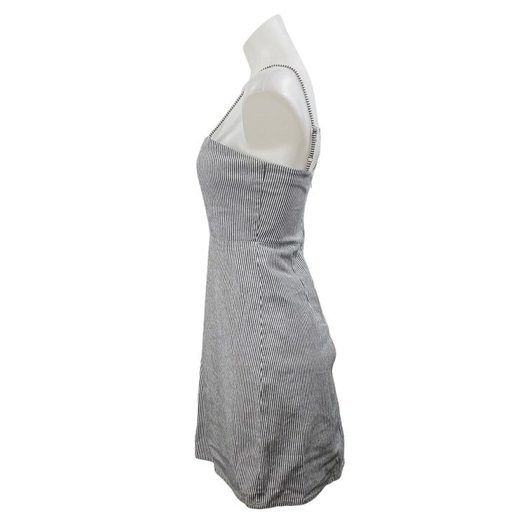 Brandy Melville Black White Striped Sleeveless Cami Camisole Mini Tank Dress XS