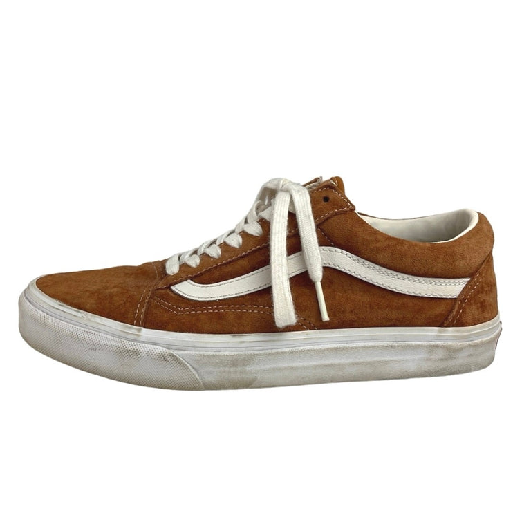 Vans Old Skool Brown Suede Leather Low Top Lace Skateboarding Sneakers Shoes 10