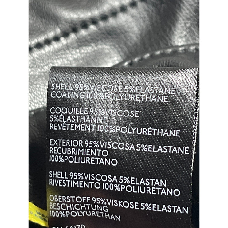 Anthropologie Maeve The Colette Faux Vegan Leather High Waist Mini Shorts Sz 26