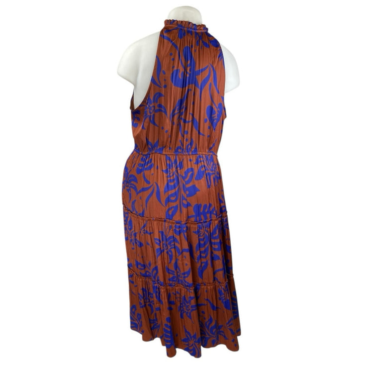 NEW GAP Women's Multicolor Floral Sleeveless Tiered Midi A-line Tank Dress XXL