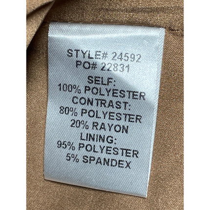 Skies Are Blue Women's Gray Herringbone Long Sleeve Button Up Coat Jacket Size L