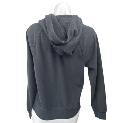 GAP Dark Gray Fleece Sherpa Long Sleeve Hoodie Hooded Sweatshirt Top Size S