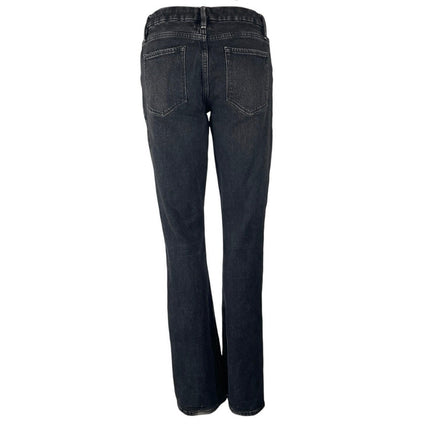 Frame Women's Black High Waisted Y2k Flare Bootcut Split Denim Jeans Size 27