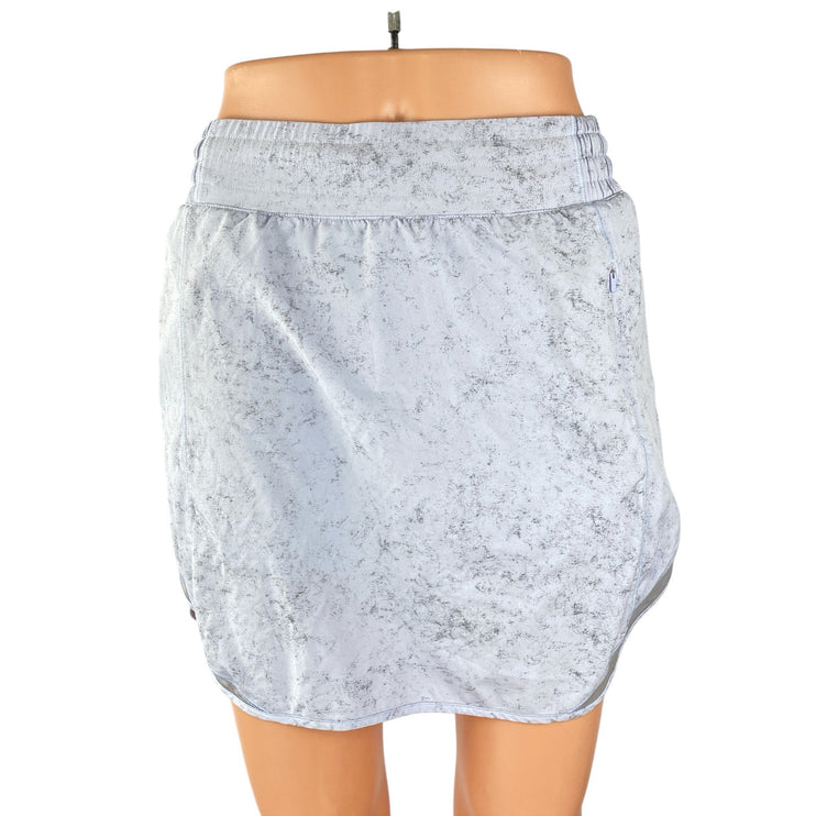 Lululemon Hotty Hot High-Rise Gravel Dust Pastel Blue Tennis Golf Skort Skirt 8