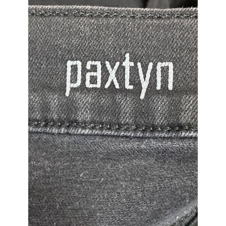 7 For All Mankind Paxtyn Women's Black Slim Mid Rise Skinny Denim Jeans Size 32