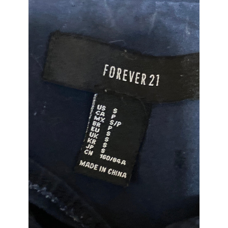 Forever 21 Women's Navy Blue Long Sleeve Full Zip Anorak Outdoor Jacket Size S