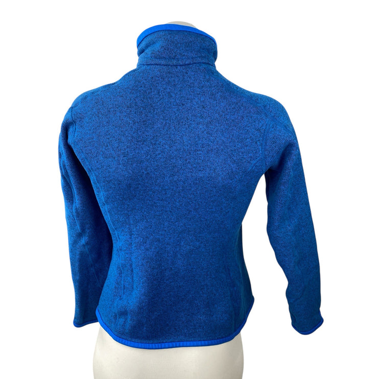 Patagonia Better Sweater Women's Blue Full Zip Long Sleeve Utility Jacket Size S