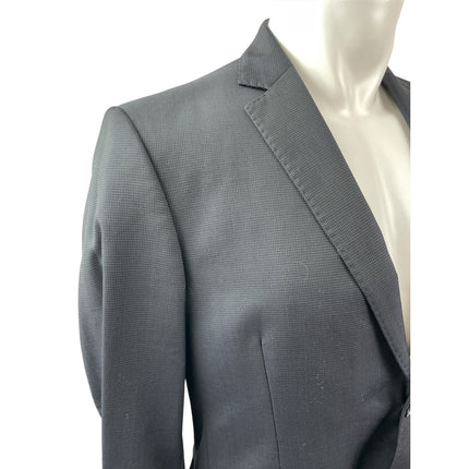 Pierre Balmain 100% Wool Men's Notched Collar Long Sleeve Blazer Coat Jacket S