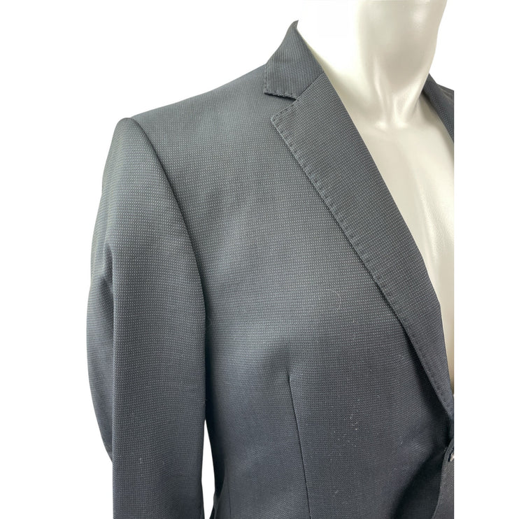 Pierre Balmain 100% Wool Men's Notched Collar Long Sleeve Blazer Coat Jacket S