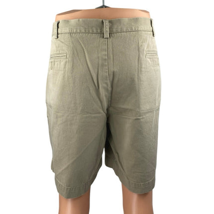 Polo Ralph Lauren Men's Green Classic Fit High Waist Khaki Chino Shorts Size 42