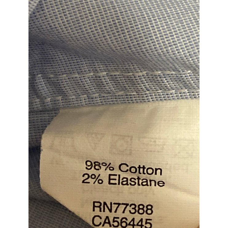J.Crew Thompson Men's Blue Collared Long Sleeve Office Button Down Shirt Top M