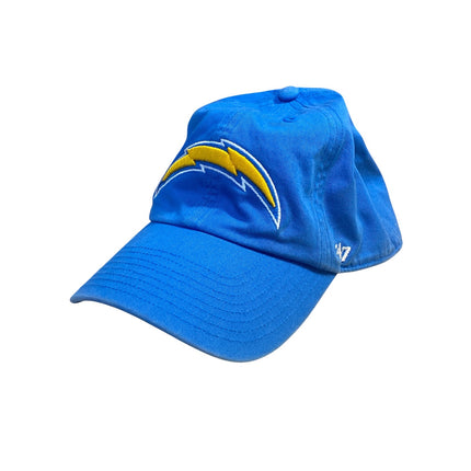'47 Powder Blue Los Angeles Chargers Clean Up Primary Logo Adjustable Cap Hat OS