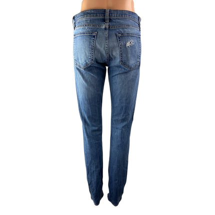 Rag & Bone Women's Blue Mid Rise Slim Fit Skinny Leg Denim Jeans Pants Size 29