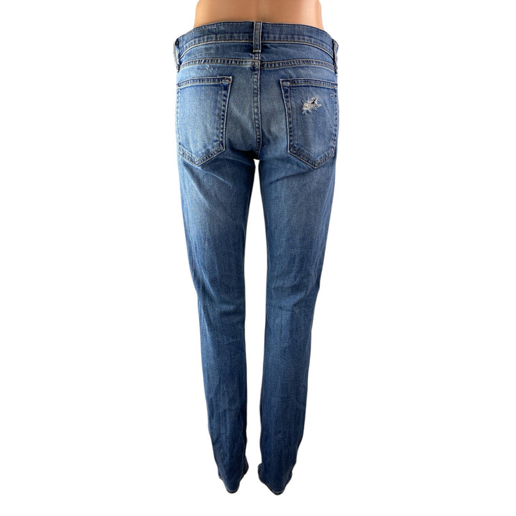 Rag & Bone Women's Blue Mid Rise Slim Fit Skinny Leg Denim Jeans Pants Size 29
