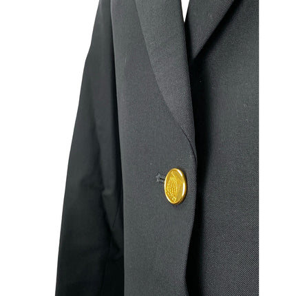 NEW Murphy & Hartelius Men's Black Wool Pilot Uniform Blazer Coat Jacket Size 8A