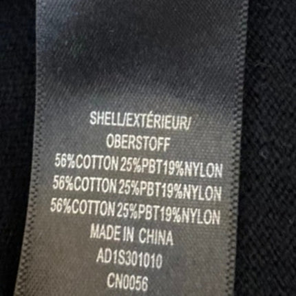 Adrianna Papell Black Leopard Animal Print Long Sleeve Sweater Shirt Top Size M