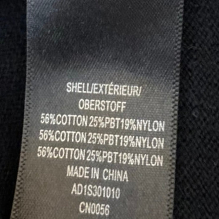 Adrianna Papell Black Leopard Animal Print Long Sleeve Sweater Shirt Top Size M