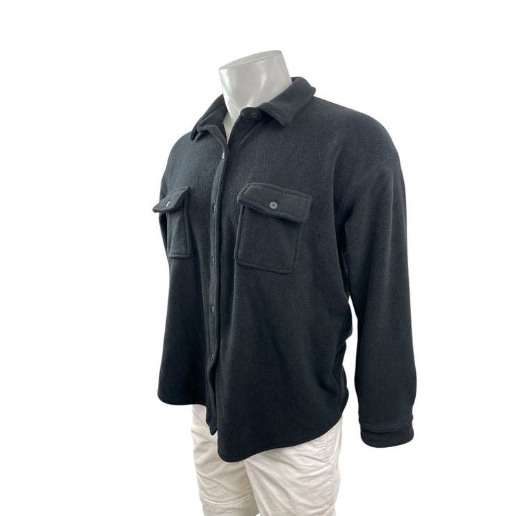 Sundown by Splendid Men's Black Long Sleeve Pocket Button Down Shirt Top Size S