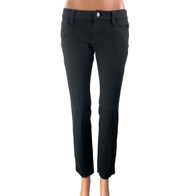Ann Taylor Women's Black Low Rise Slim Fit Skinny Leg Denim Jeans Pants Size 4