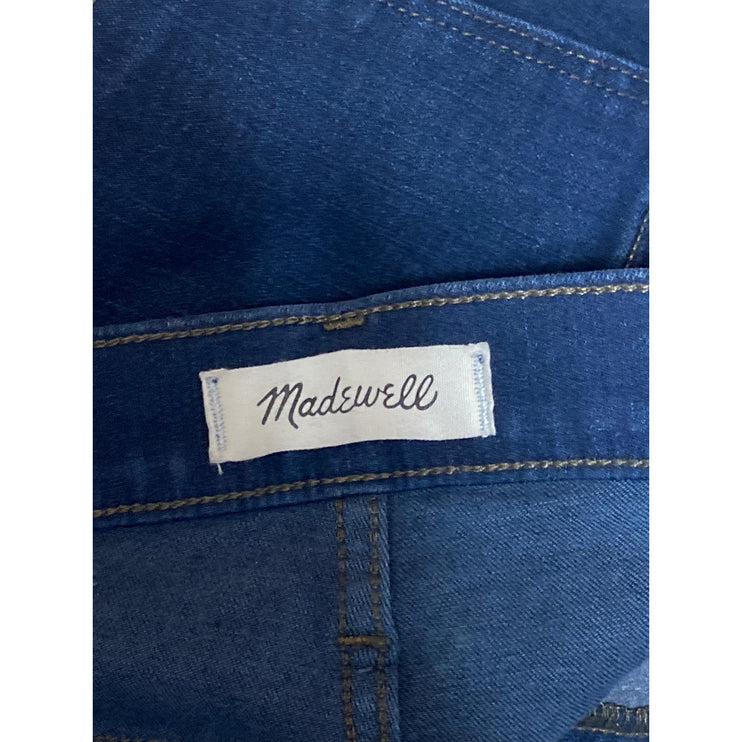 Madewell Women's Blue Dark Wash 10" High Rise Skinny Leg Denim Jeans Pants Sz 27