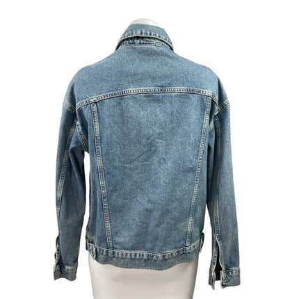 Urban Outfitters BDG Blue Button Down Long Sleeve Denim Jean Coat Jacket Top XS