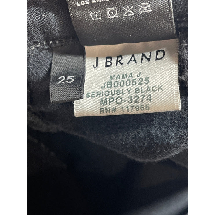 J Brand Women's Black Low Rise Slim Fit Stretch Skinny Leg Denim Jeans Pants 25