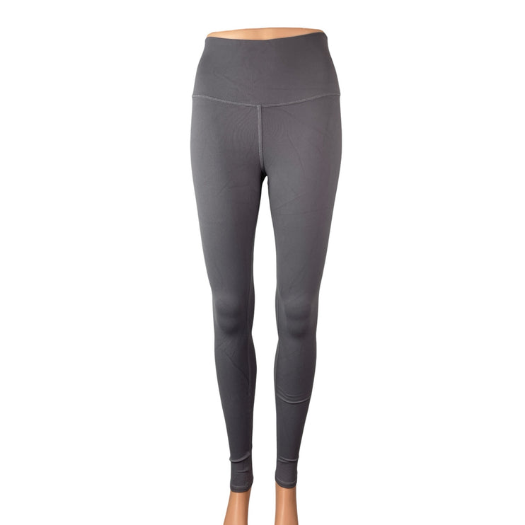 Alo Yoga Gray High Rise Skinny Yoga Gym Athletic Activewear Leggings Pants S/M