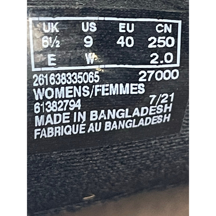 Clarks Airabell Tye Womens Black Patent Leather Lace-Up Platform Oxford Shoes 9