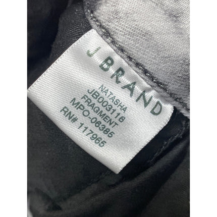 J Brand Women's Gray Acid Wash High Waisted Button Fly Skinny Jeans Pants Sz 28
