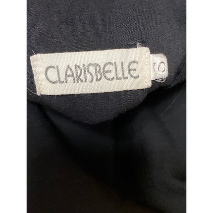 Clarisbelle Women's Black Tie Strap sleeveless Mini Tank Flare A-Line Dress Sz S