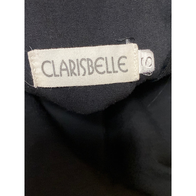 Clarisbelle Women's Black Tie Strap sleeveless Mini Tank Flare A-Line Dress Sz S