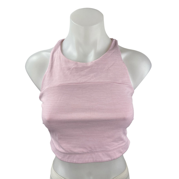 Outdoor Voices Pink Sleeveless Racerback Activewear Sports Bra Crop Tank Top M